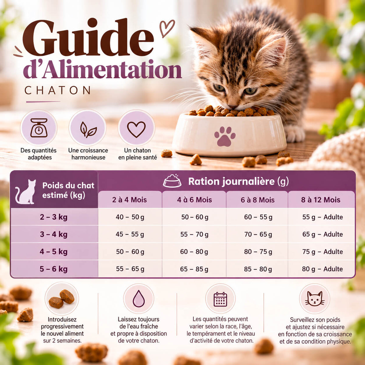 Croquettes Chatons - Dinde et Poulet