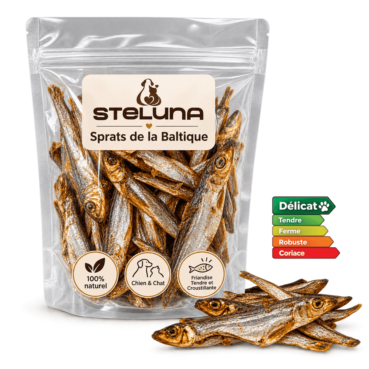 Friandises Sprats de la Baltique